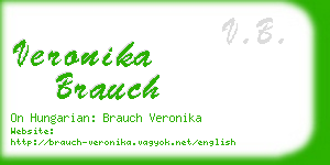 veronika brauch business card